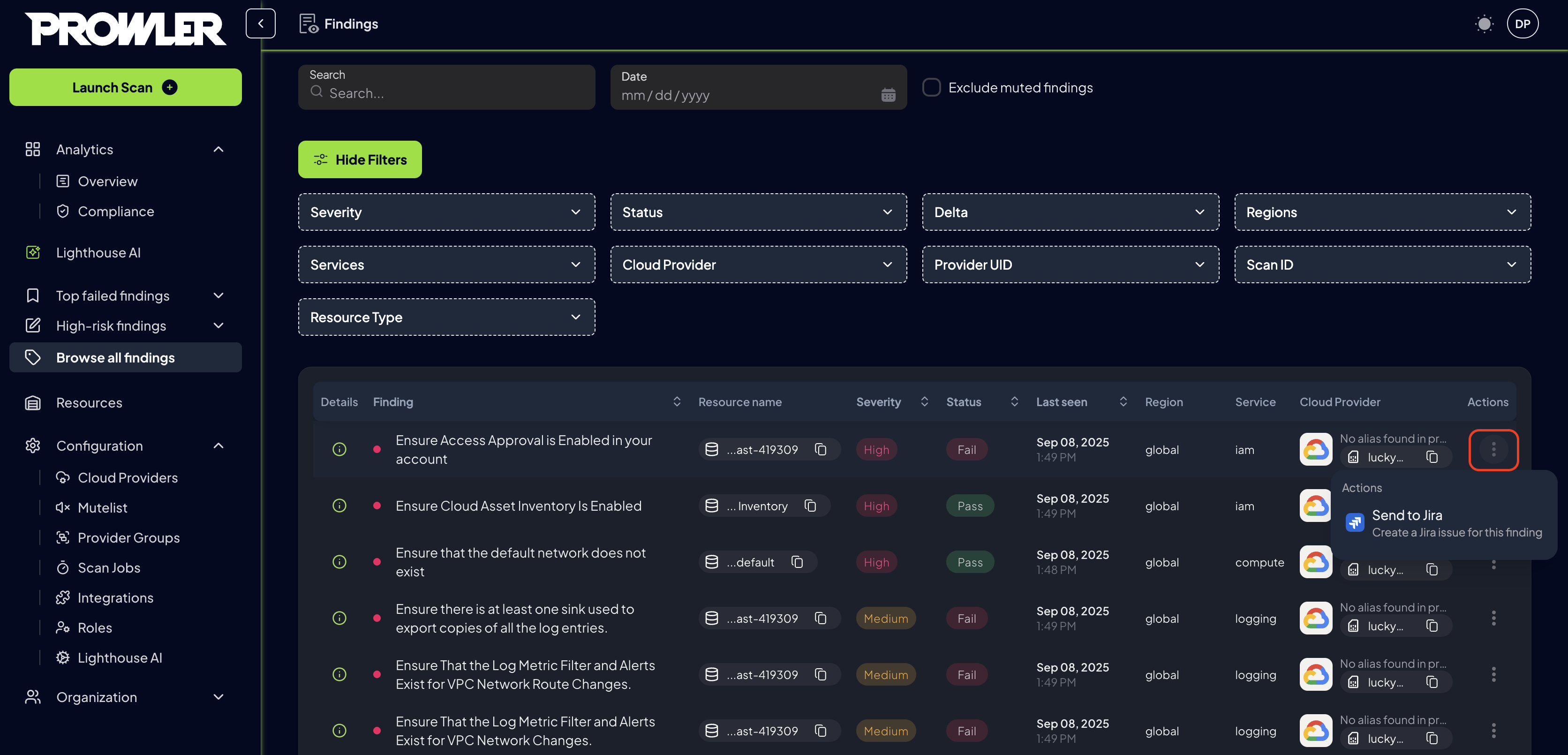 Send to Jira modal