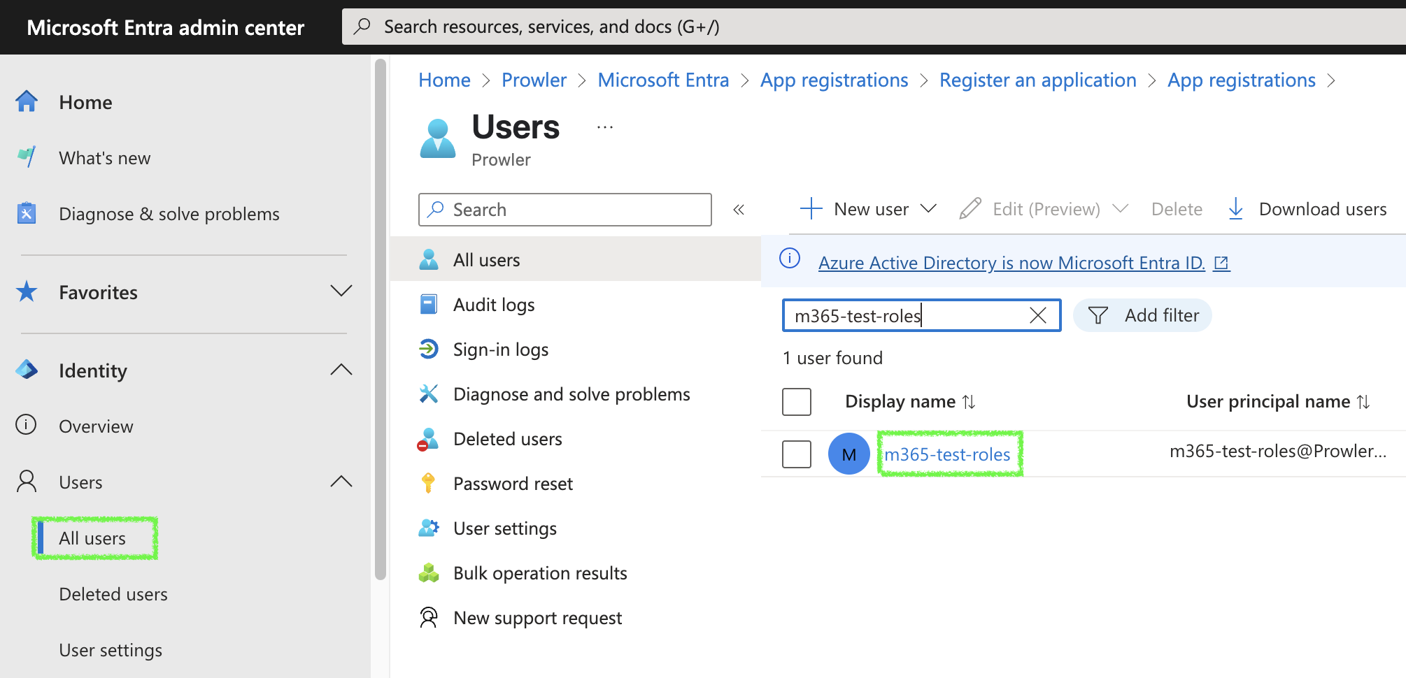 User Overview