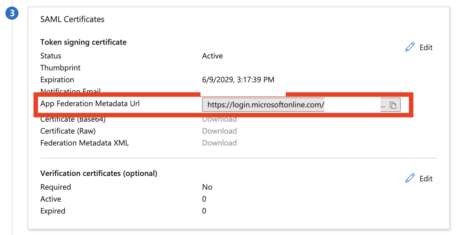 Metadata XML